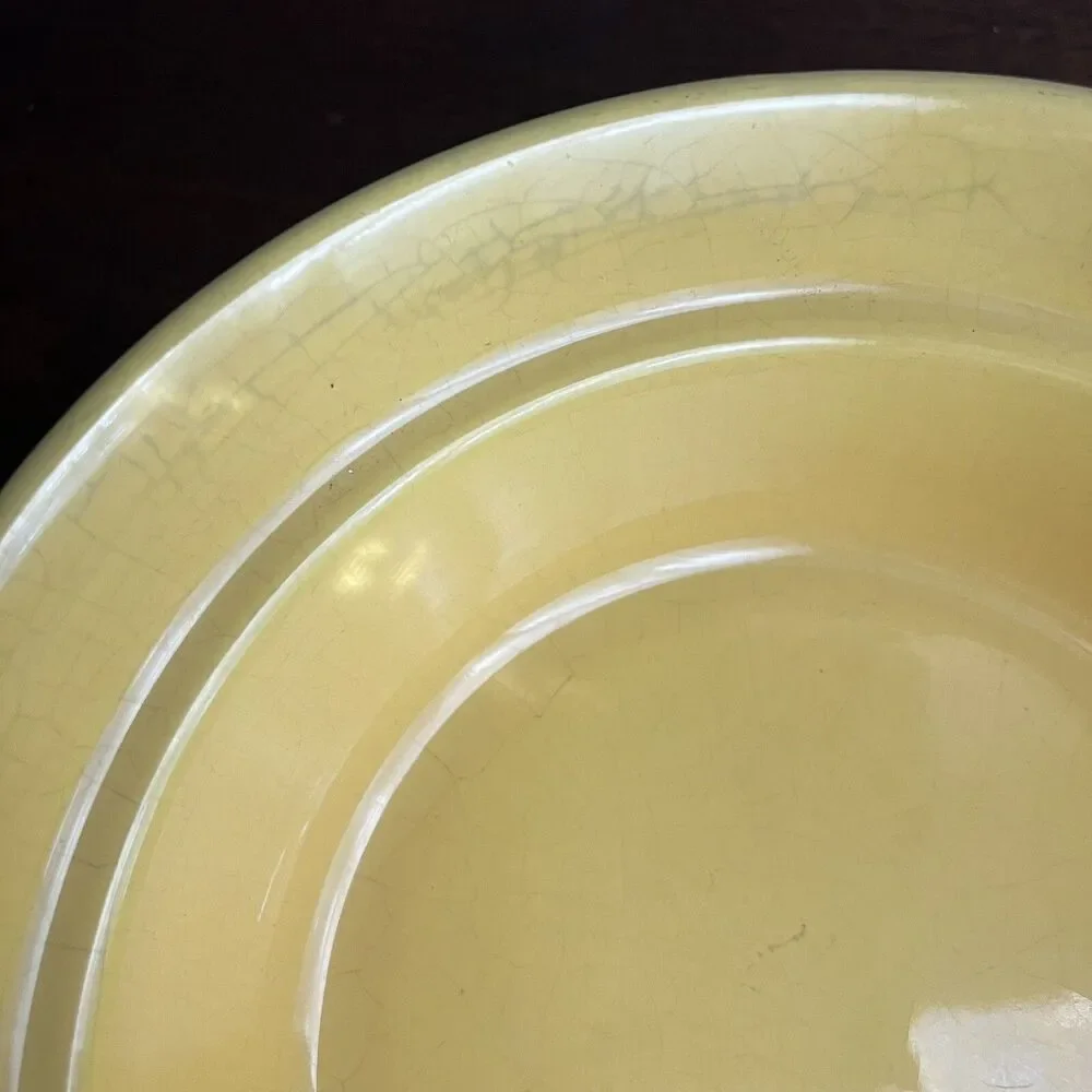 Miramar of CA  #801 Yellow Ovenproof Dish w Lid MCM Vintage 60s